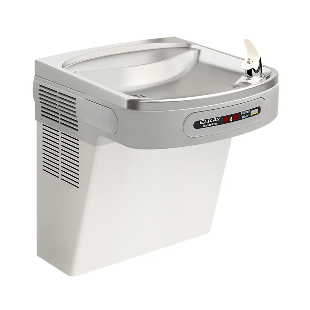 Elkay LZO8S Wall Mount ADA Water Cooler, Filtered - Refrigerated / Stainless - 8 GPH / Hands-Free