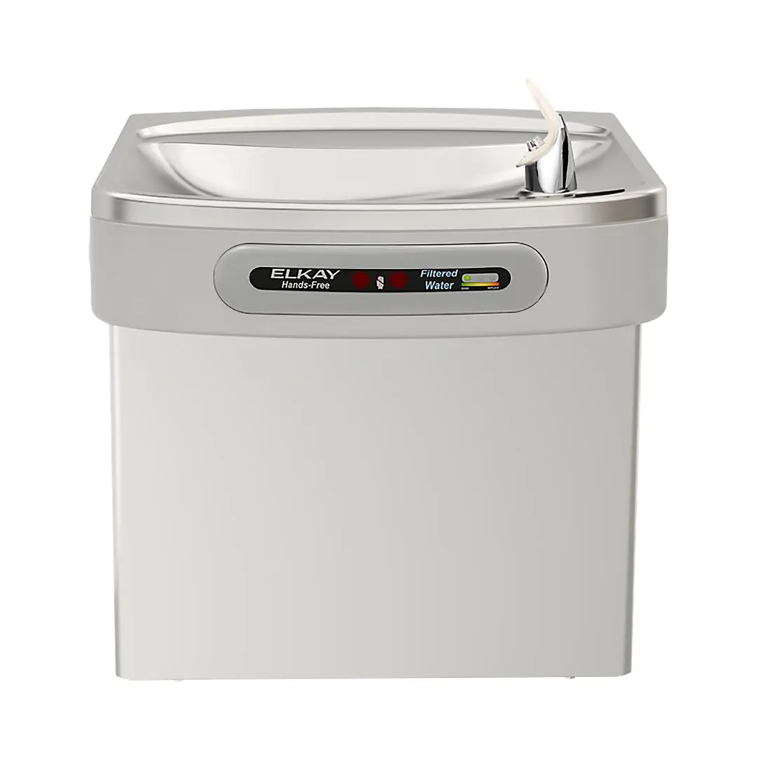 Elkay LZO8S Wall Mount ADA Water Cooler, Filtered - Refrigerated / Stainless - 8 GPH / Hands-Free