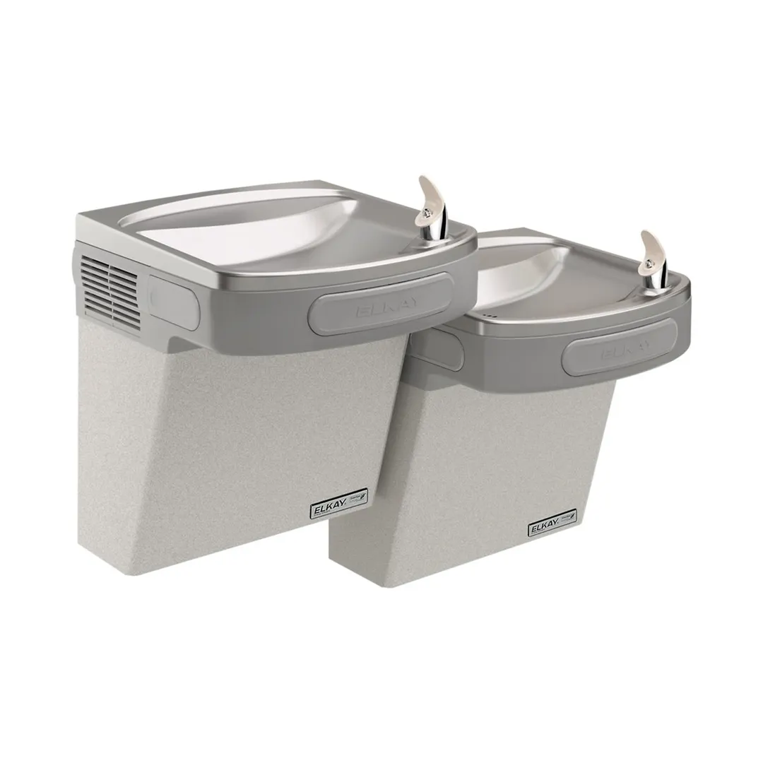 Elkay LZSTLG8LC 36" Wall Mount Bi-level Versatile ADA Cooler, Filtered / Refrigerated - Light Gray