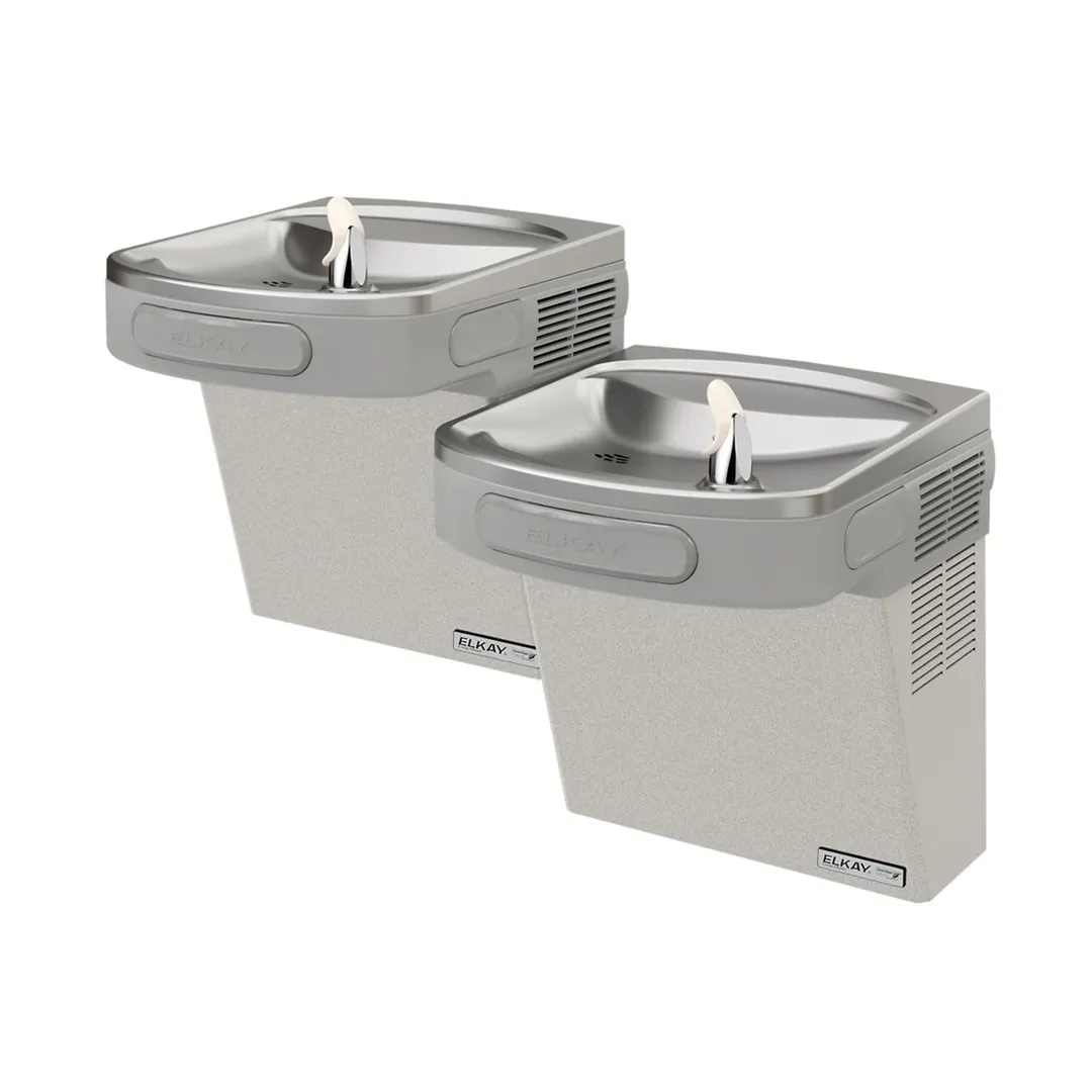 Elkay LZSTLG8LC 36" Wall Mount Bi-level Versatile ADA Cooler, Filtered / Refrigerated - Light Gray