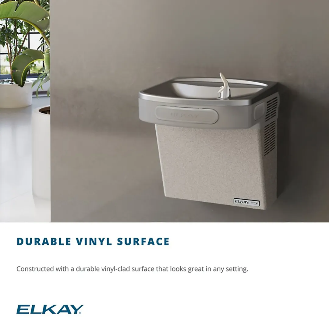 Elkay LZSTLG8LC 36" Wall Mount Bi-level Versatile ADA Cooler, Filtered / Refrigerated - Light Gray