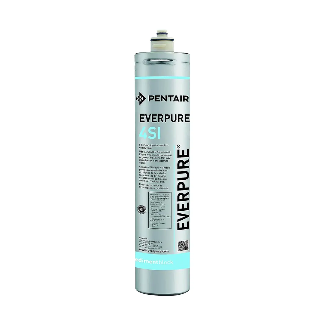 Everpure EV960651 4SI Water Filter Cartridge with 0.5 Micron and 2.0 GPM, 15,000 Gallons