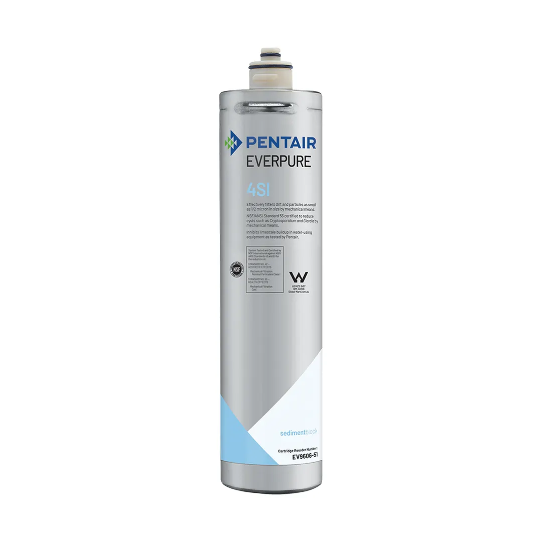 Everpure EV960651 4SI Water Filter Cartridge with 0.5 Micron and 2.0 GPM, 15,000 Gallons