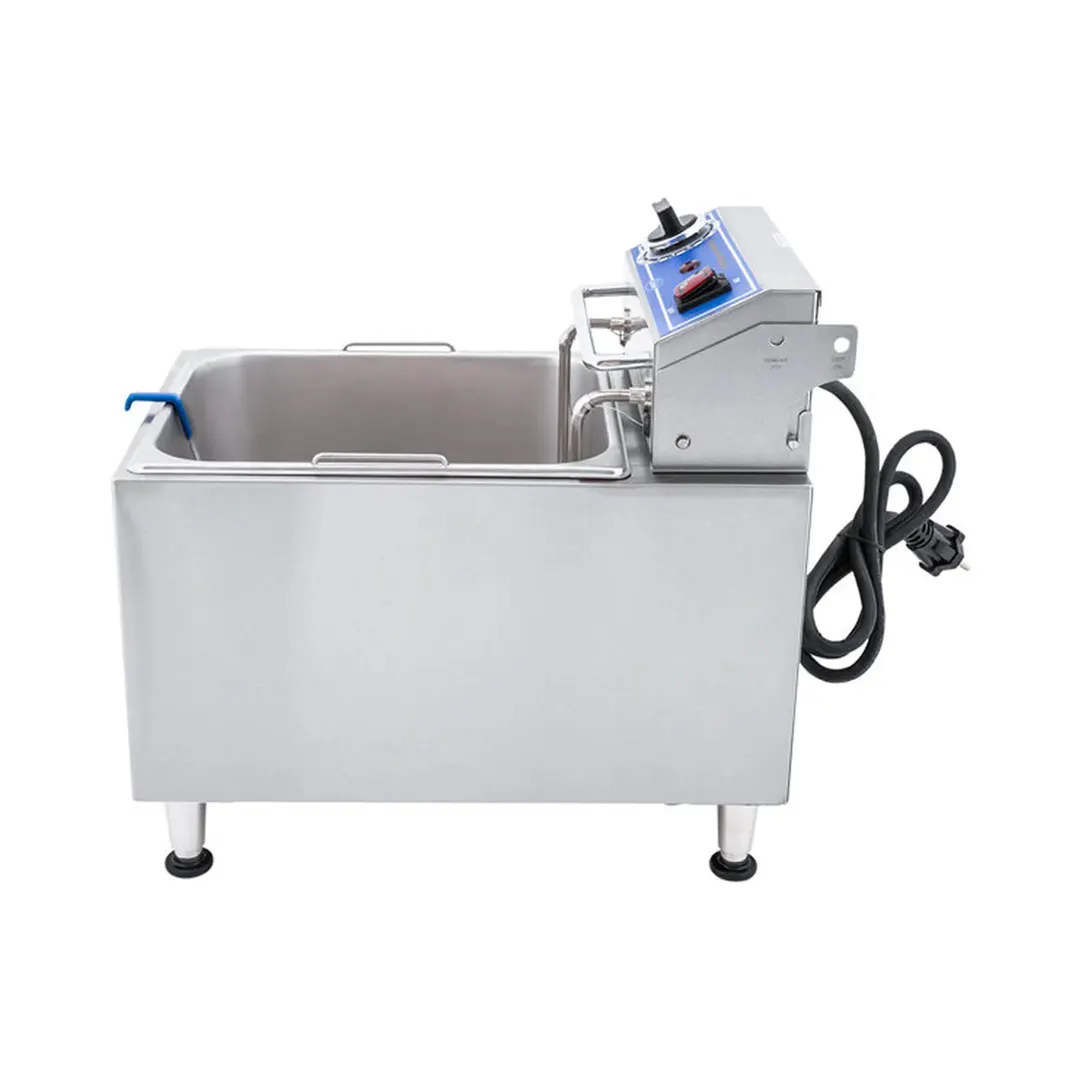 Globe PF16E Countertop Electric stainless steel Fryer,Manual Reset