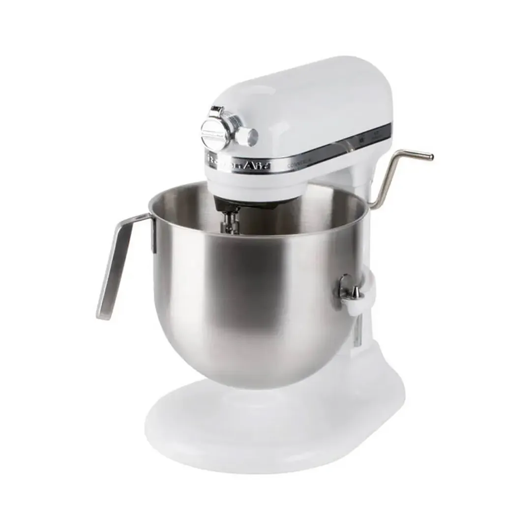 KitchenAid KSM8990WH Commercial 8-qt Bowl Lift Stand Mixer, White