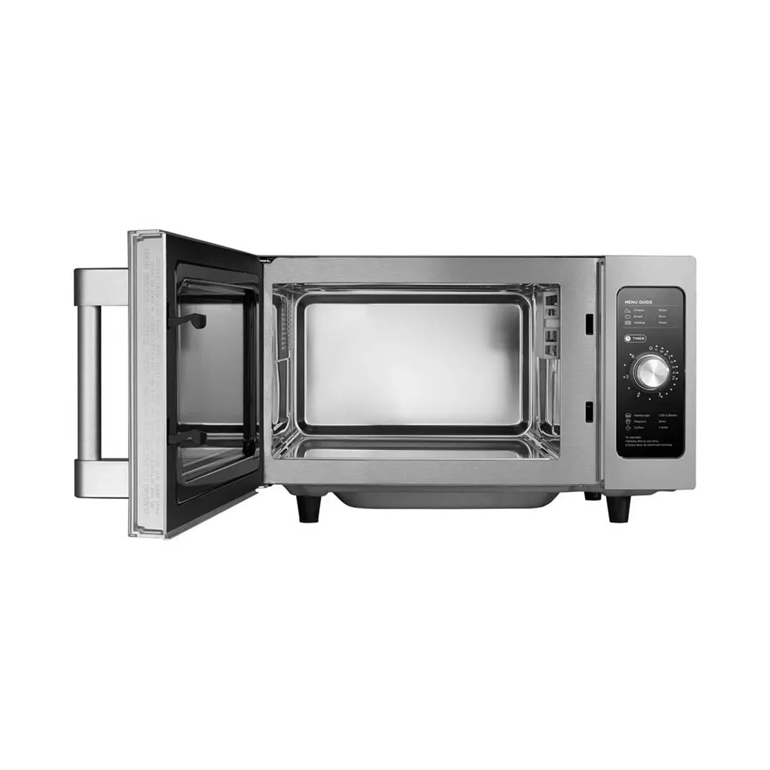 Midea 1025F0A 1000 W Light Duty Commercial Microwave Oven, 0.9 Cu Ft, Dial Controls, 120V