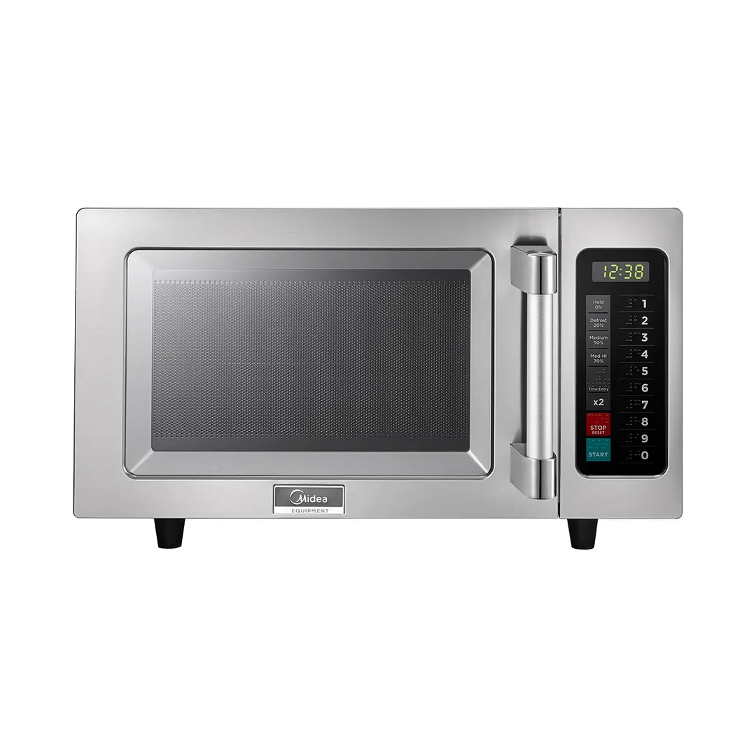 Midea 1025F1A 1000 W Light Duty Commercial Microwave Oven, 0.9 Cu Ft, Touch Pad, 120V