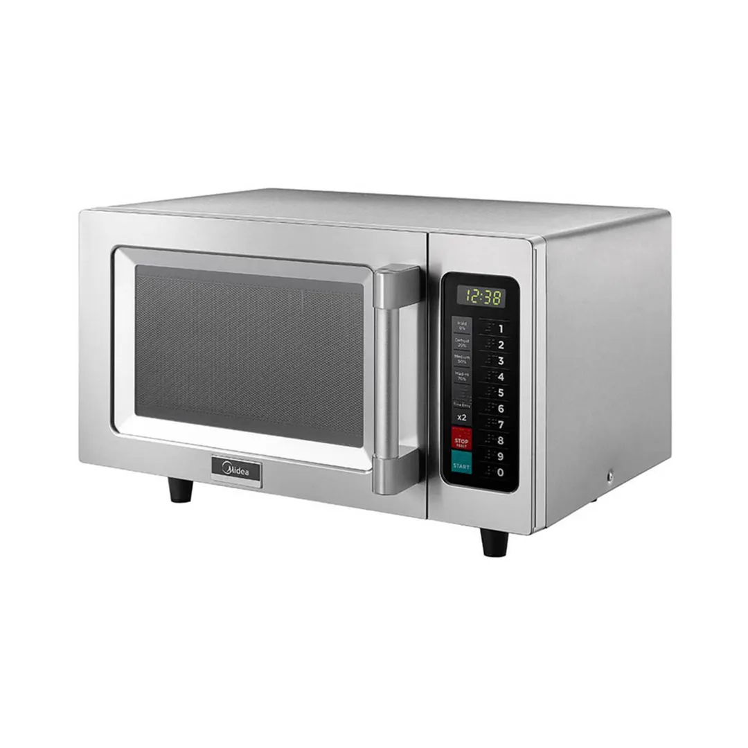 Midea 1025F1A 1000 W Light Duty Commercial Microwave Oven, 0.9 Cu Ft, Touch Pad, 120V