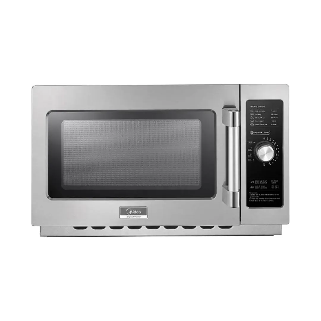 Midea 1034N0A 1000 Watts Medium Duty Commercial Microwave Oven, 1.2 Cu Ft, Dial Control, 120V