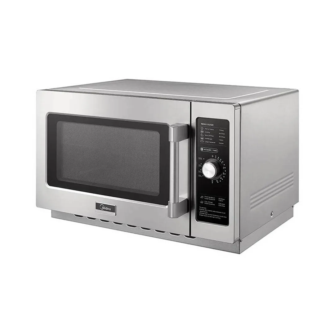 Midea 1034N0A 1000 Watts Medium Duty Commercial Microwave Oven, 1.2 Cu Ft, Dial Control, 120V