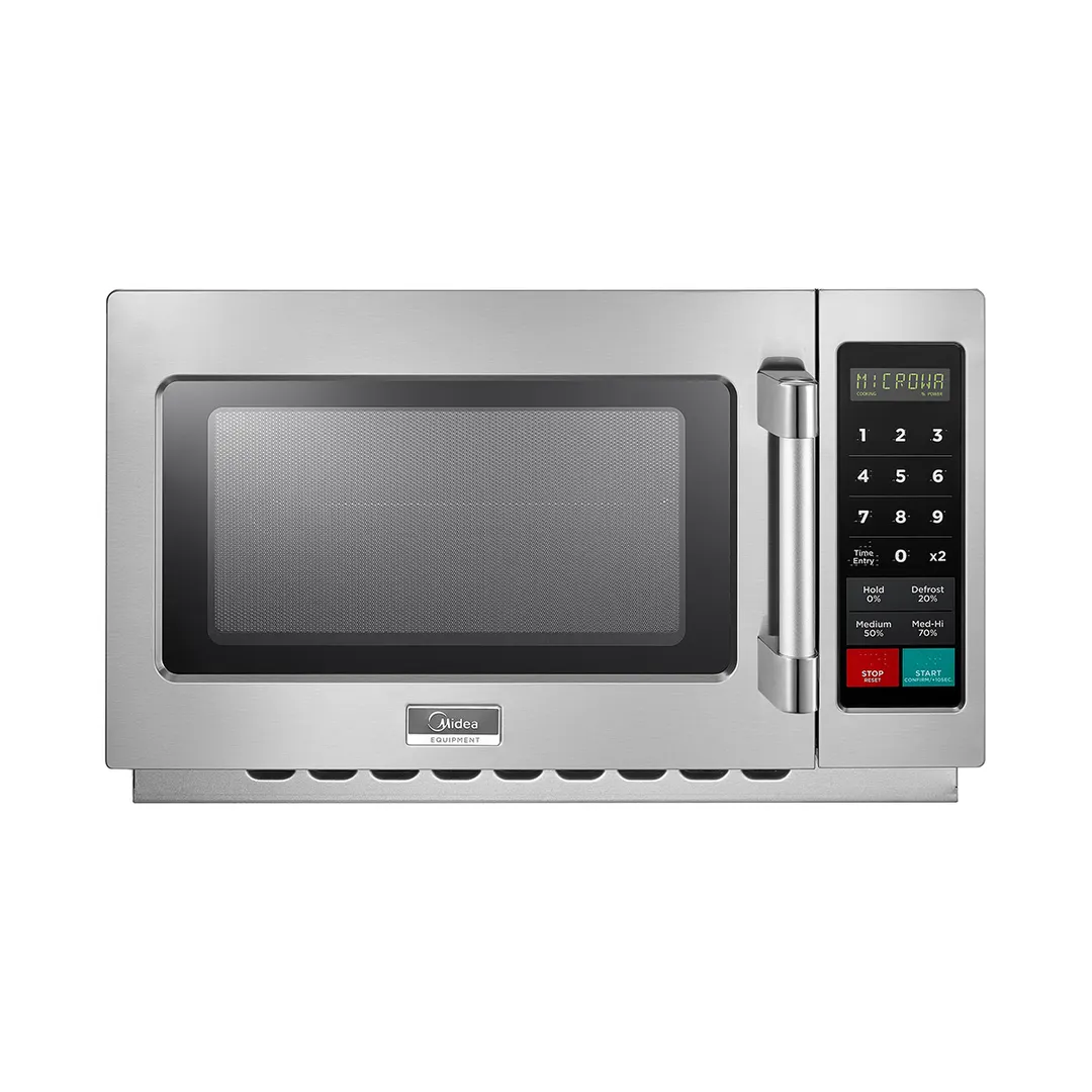 Midea 1034N1A 1000 Watts Medium Duty Commercial Microwave Oven, 1.2 Cu Ft, Touch Pad, 120V