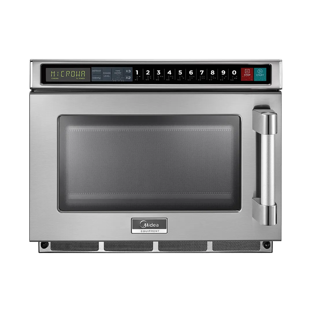 Midea 1217G1A 1200 Watts Medium Duty Commercial Microwave Oven, 0.6 cu. ft.