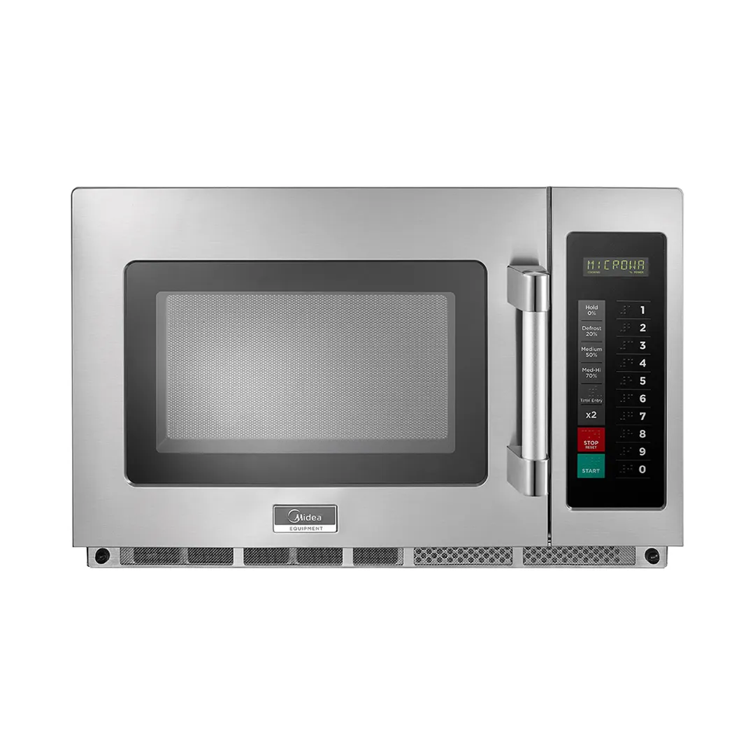 Midea 2134G1A 2100 Watt Heavy Duty Commercial Microwave Oven, 1.2 Cu. Ft., Touch Pad, 208/30V