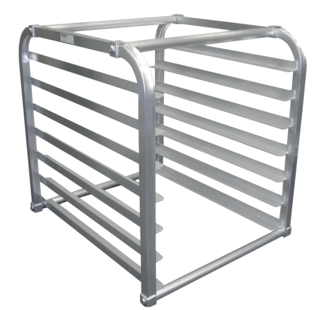 Winholt AL-1807-IR-KD Half-Size Fridge Insert Rack, 20.4"W x 24"L x 23"H, Holds 7 Sheet Pans, Aluminum, Knock-Down Design