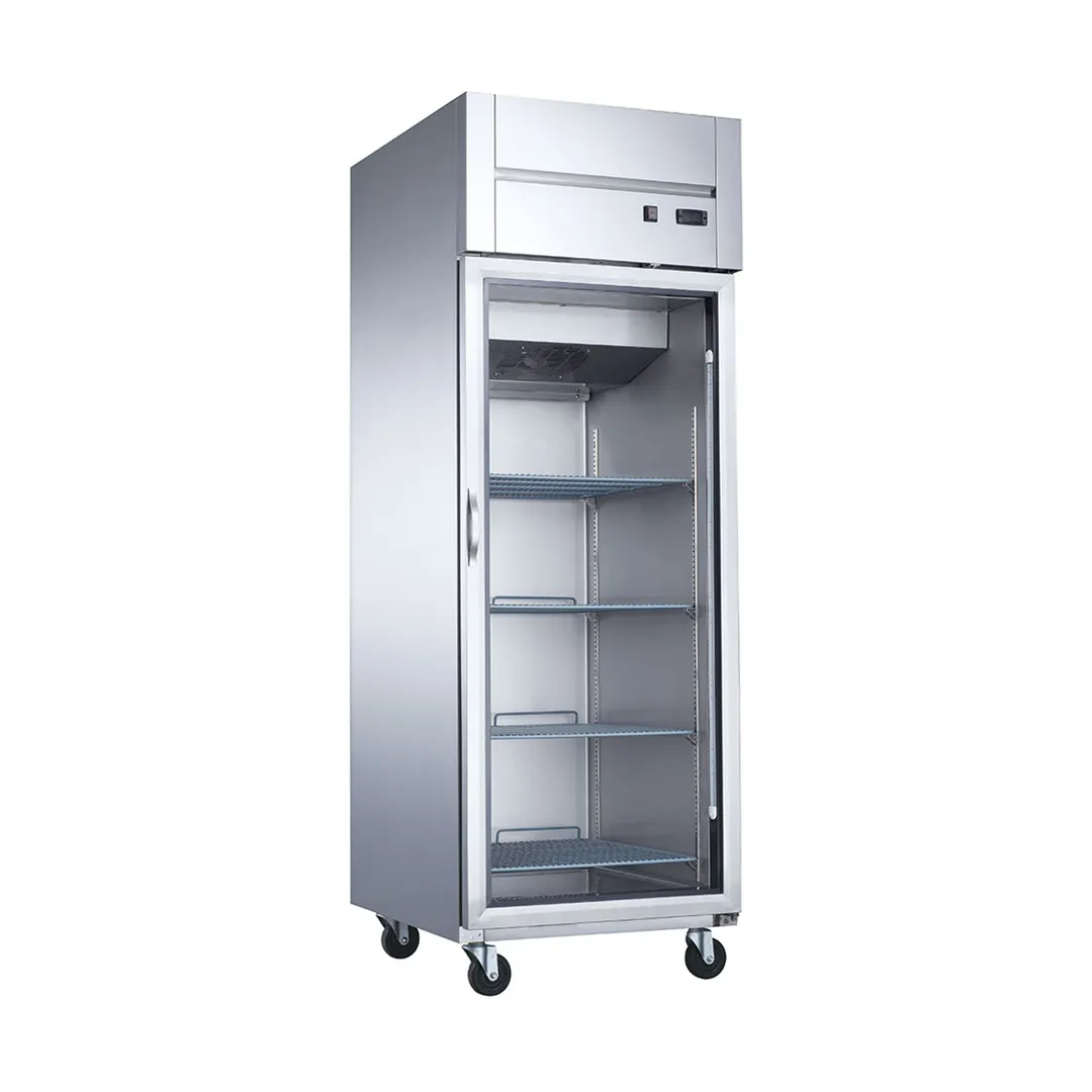 Dukers Appliance Co D28AR-GS1 28" 1-Glass Door Reach-In Refrigerator, Top Mount, 18.31 cu. ft.