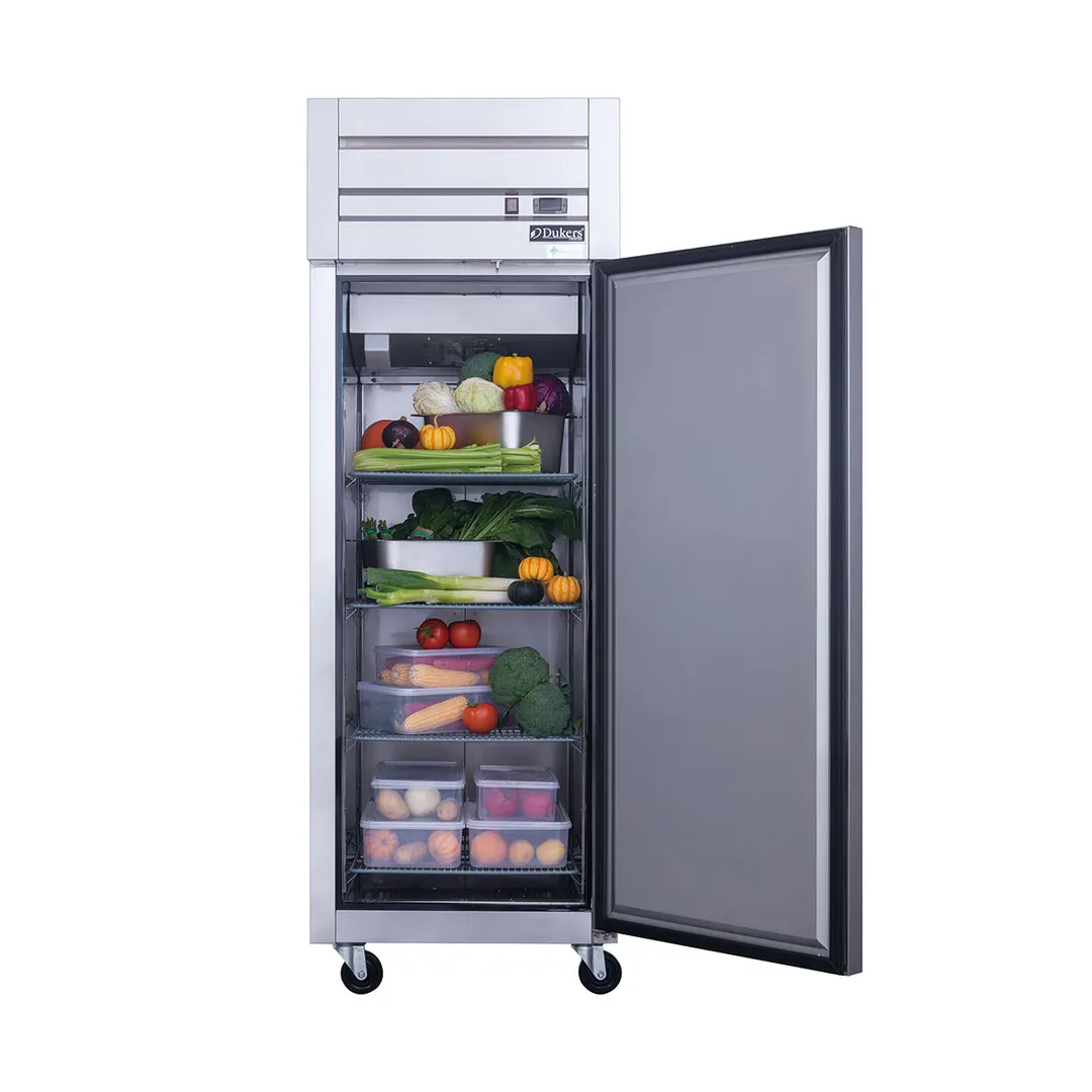 Dukers Appliance Co D28AR 28" 1-Solid Door Reach-In Refrigerator, Top Mount, 18.31 cu. ft.