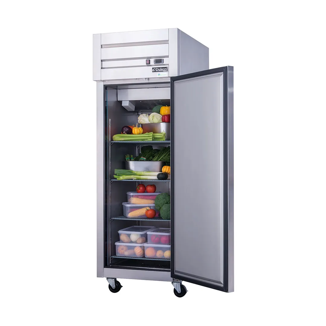 Dukers Appliance Co D28AR 28" 1-Solid Door Reach-In Refrigerator, Top Mount, 18.31 cu. ft.