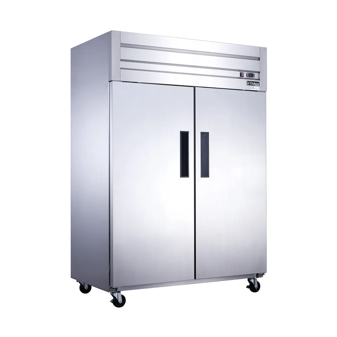 Dukers Appliance Co D55AF 55" 2-Solid Door Reach-In Freezer, Top Mounted, 41.73 cu. ft.