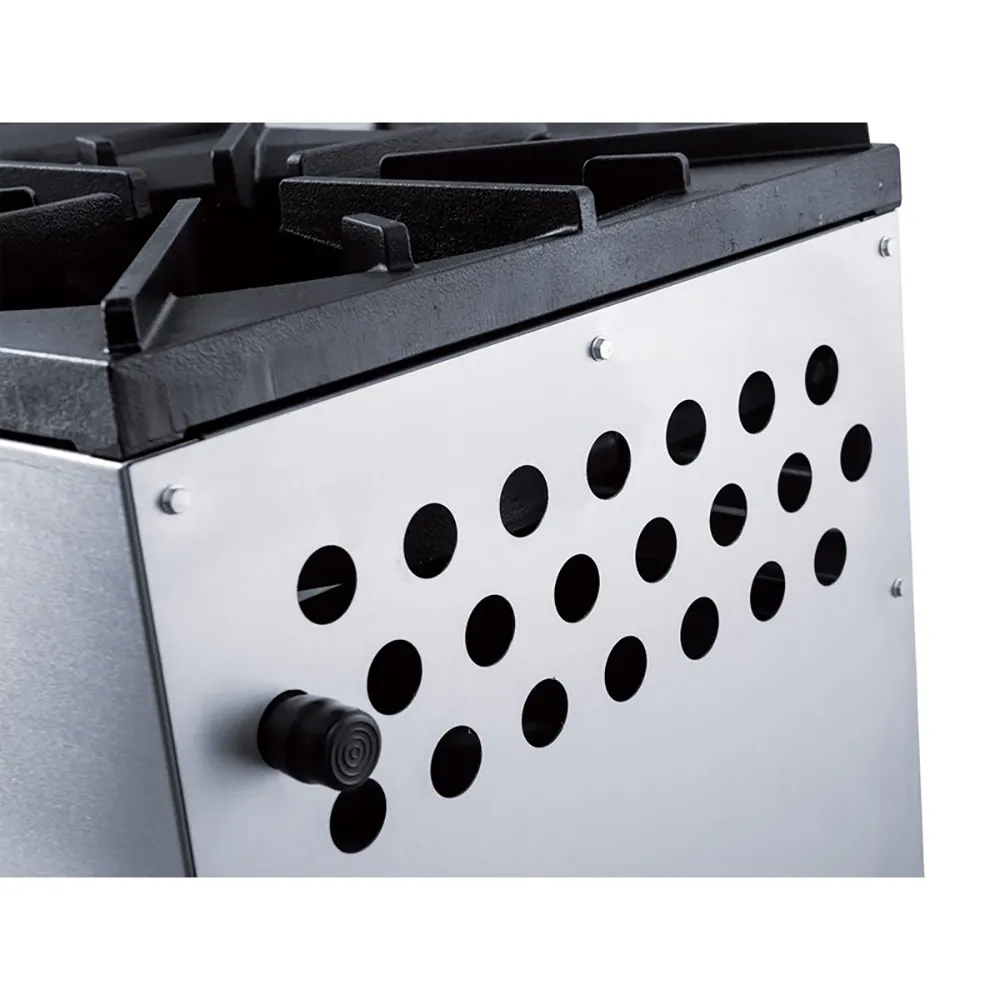 Dukers Appliance Co DCSPA2 18" (2) Cast Iron 3-Ring Burner Gas Stock Pot Range, 160.000 BTU