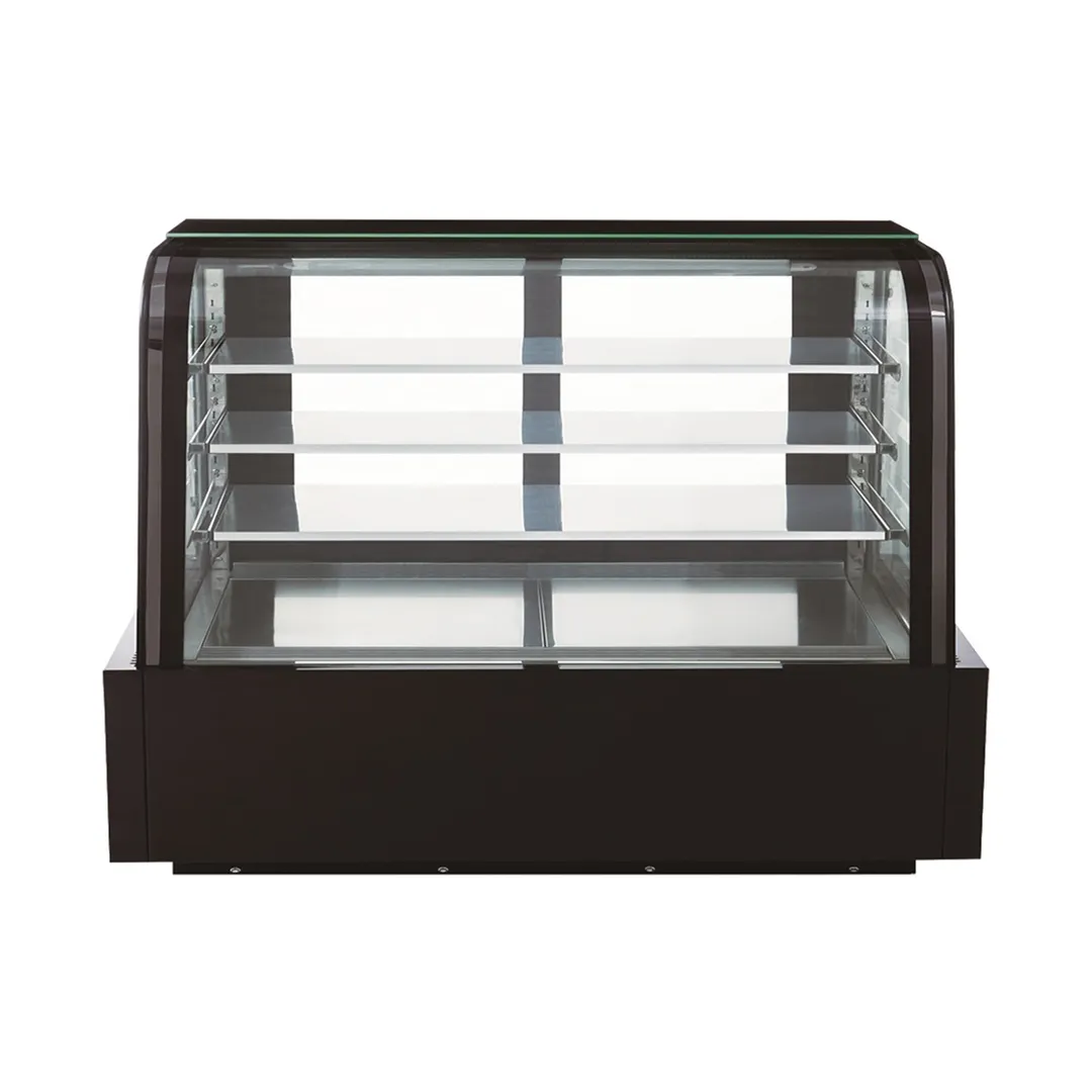 Dukers Appliance Co DDM72R-CB 72" Refrigerated Bakery Display Case, Curved Glass