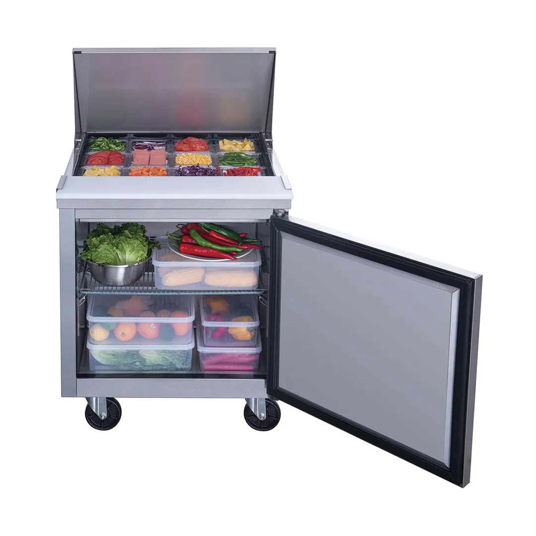 Dukers Appliance Co DSP29-12M-S1 29" Mega Top Sandwich/Salad Prep Table w/ 1 Door
