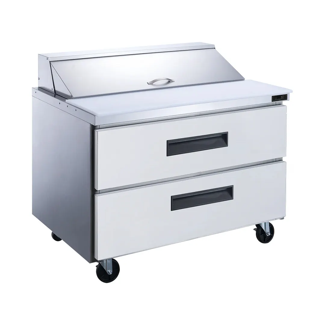 Dukers Appliance Co DSP36-15M-D2 36" Mega Top Sandwich/Salad Prep Table w/ 2 Drawers