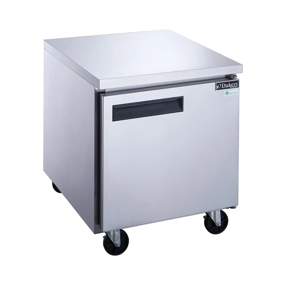 Dukers Appliance Co DUC29F 29" 1-Solid Door Undercounter Freezer, Stainless Steel, 7 cu. ft.