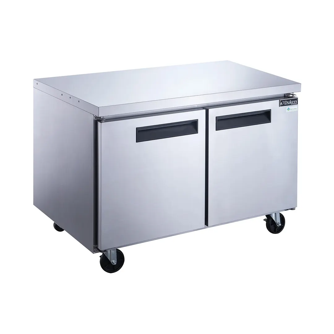 Dukers Appliance Co DUC60R 60" 2-Doors Undercounter Refrigerator, Stainless Steel, 15.53 cu. ft.
