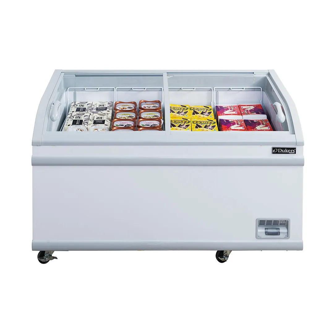 Dukers Appliance Co WD-500Y 57" Glass Chest Freezer, 17.66 cu. ft.