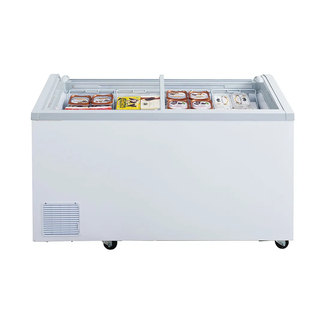 Dukers Appliance Co WD-500Y 57" Glass Chest Freezer, 17.66 cu. ft.