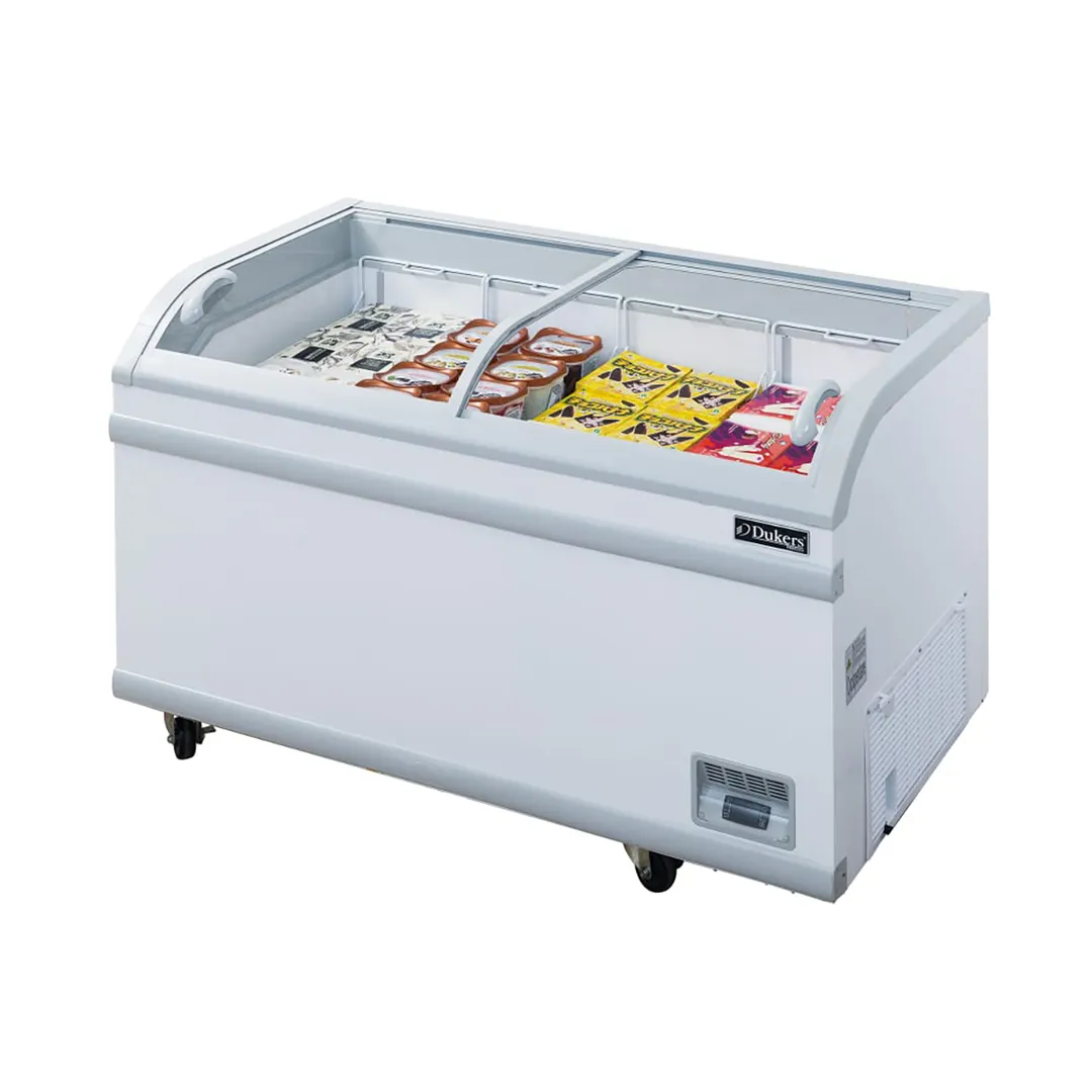 Dukers Appliance Co WD-700Y 79" Glass Chest Freezer, 24.72 cu. ft.