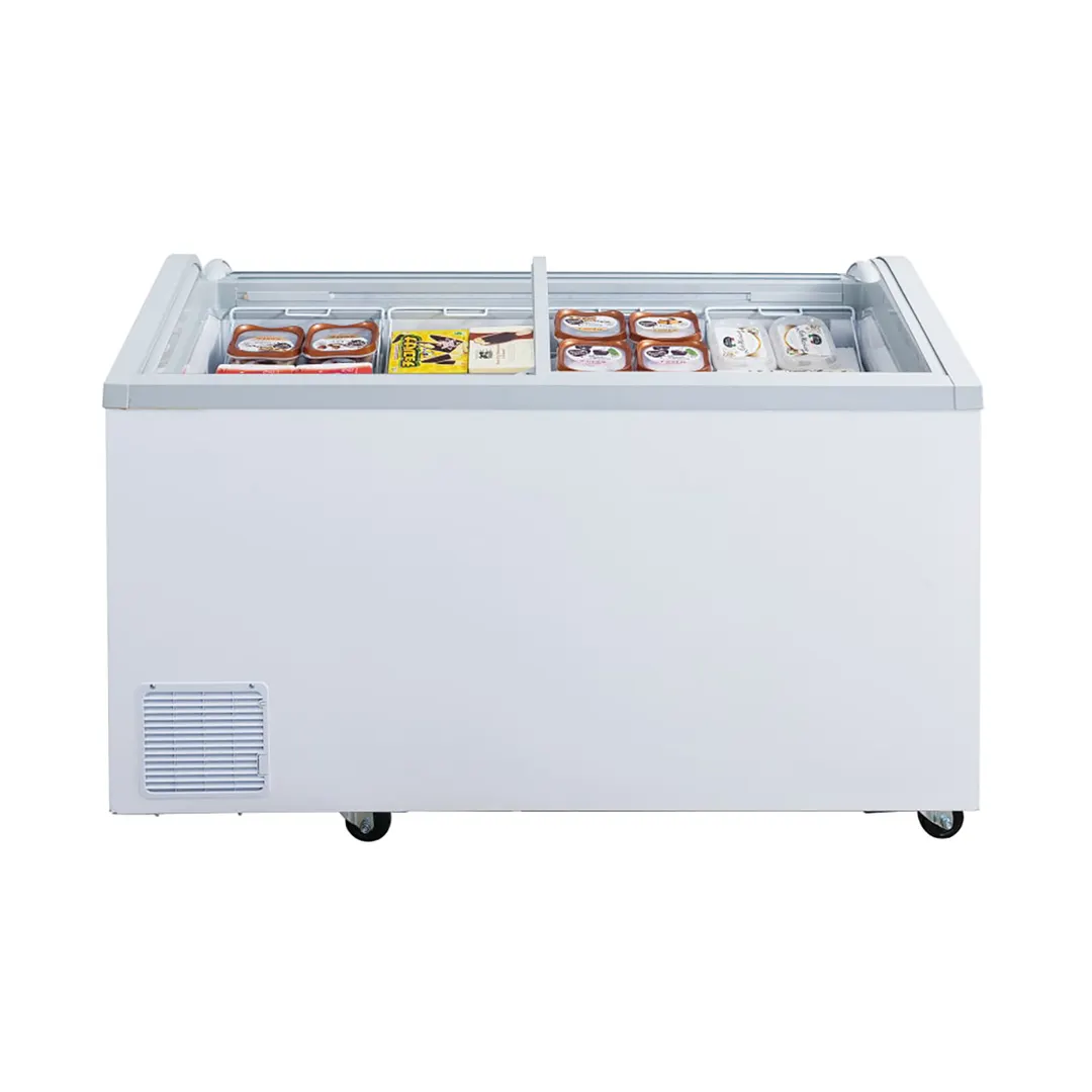 Dukers Appliance Co WD-700Y 79" Glass Chest Freezer, 24.72 cu. ft.