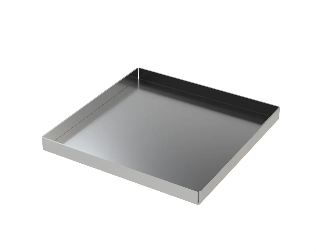 Cadco OP-8 Large Aluminum Oven Pan, 4" Deep, Low 7/8" Sides, Fits VariKwik & Bakerlux Ovens
