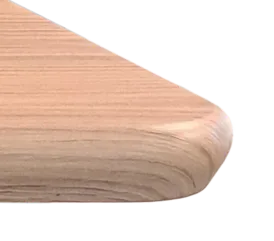 JustChair TTDCSN18-4684-GR3 DesignChoice™ Laminate Table Top, Rectangle, 46" x 84", 1" Thick, Seamless, Black Melamine Backer, 3 Mil Thermoformed Vinyl, Rounded Knife Edge, Shark-Nose Profile, Grade 3 Laminate