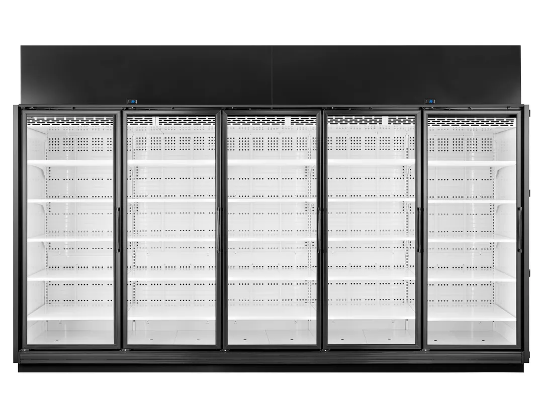 True TRM5M-YY-BLK-WHT-1BLKLLLLL-4 Merchandiser, 86 cu ft, Black Exterior, White Interior, LED, 9.2A