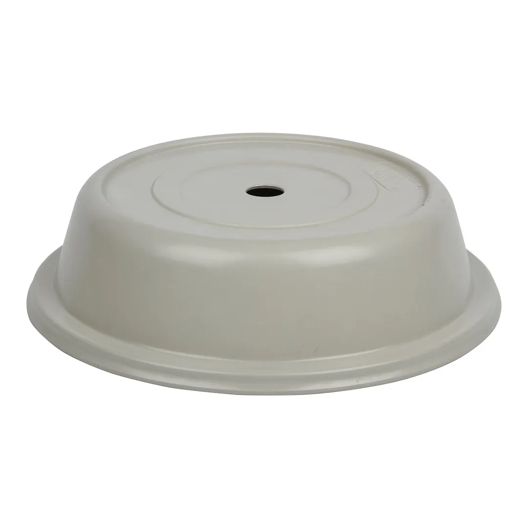 Cambro 100VS101 Plate Cover, 10" Ivory Fiberglass, Antique Parchment, 300°F, Lightweight, NSF, USA