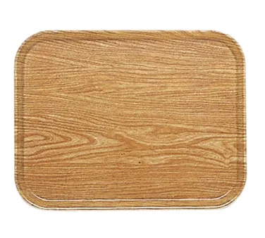 Cambro 1014307 Camtray Rectangular Tray, 10-5/8" x 13-3/4" Light Elm Fiberglass, NSF