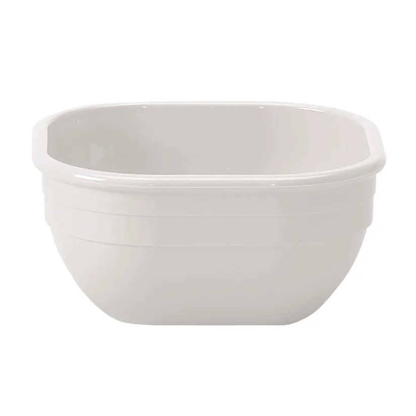 Cambro 10CW148 Plastic Bowl, 4" x 4" (1-7/8" H), 9.4 Oz, White Poly NSF Dishwasher Safe, Made In USA