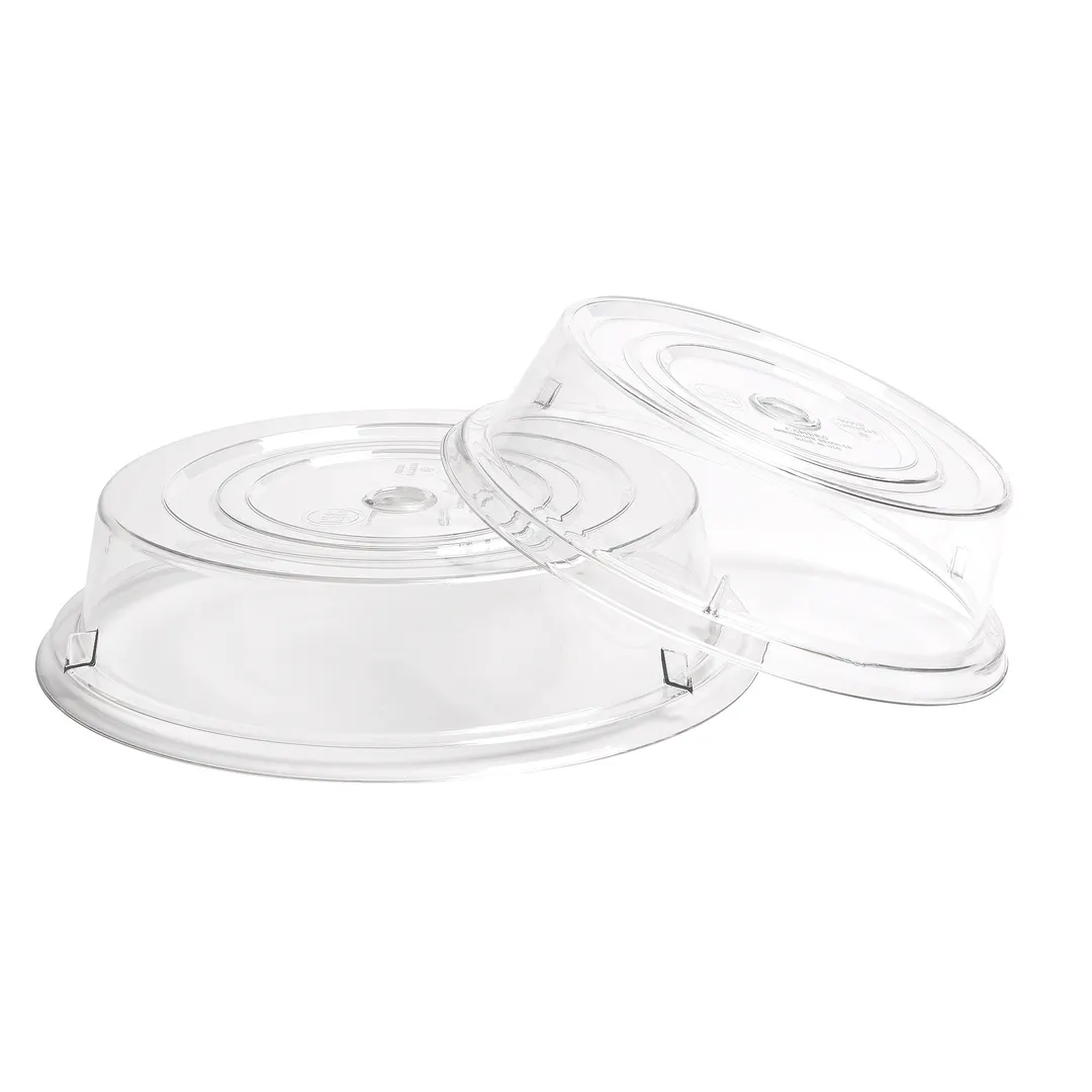 Cambro 1101CWNH152 Camcover – Clear PC Round 11" x 2‑11/16" H, NSF Safe, 210°F Cart, Made in USA