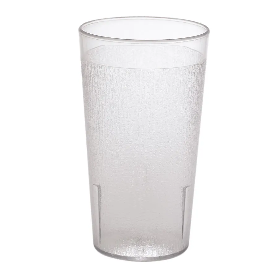 Cambro 1200CW152 Tumbler, 13 oz Clear Polycarbonate, 2‑15/16″ Top, Sani‑Rim Lip, Dishwasher Safe