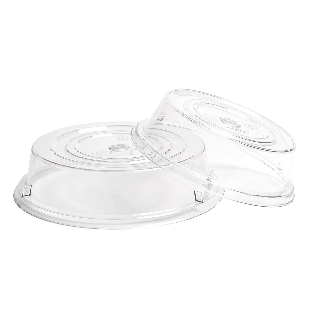 Cambro 1202CWNH152 Camcover Plate Cover, Clear, 12-1/8" Inside x 2-3/4" Height, Up To 210°F Cart