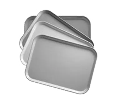 Cambro 1216537 Rectangular Tray, 12" x 16-5/16" Fiberglass, Yellow, NSF, Dishwasher Safe