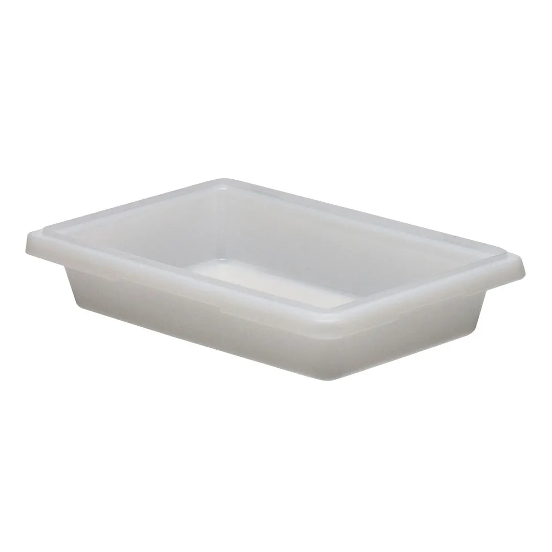 Cambro 12183P148 Food Storage Box, 12" x 18" x 3.5" (1.75‑Gallon) White Polyethylene, NSF