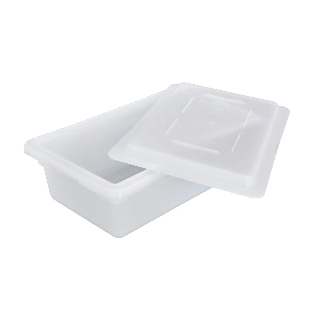 Cambro 12186P148 Food Storage Box – 12" x 18" x 6" (3 gal), Poly White, Dishwasher‑Safe
