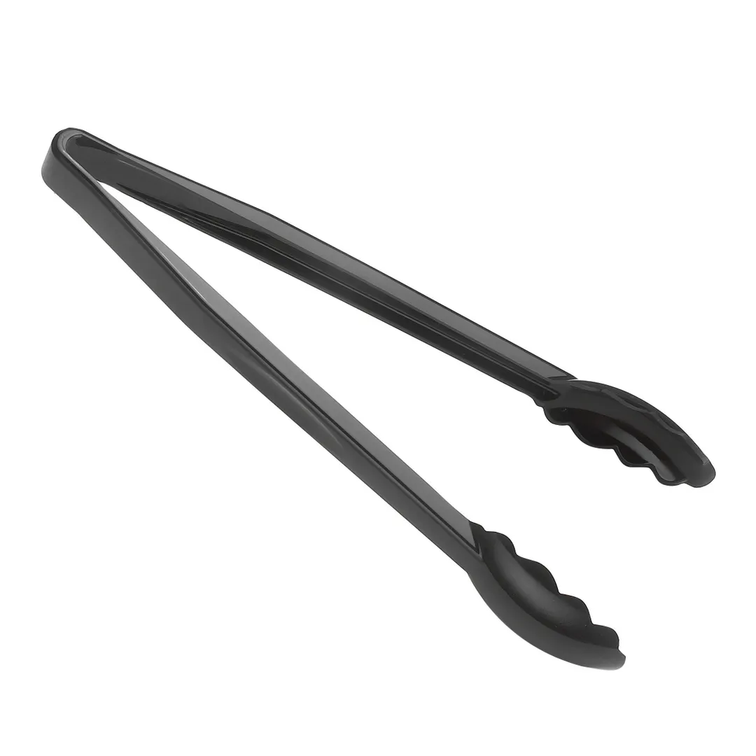 Cambro 12TGS110 Serving Tongs, 12-Inch Grip, Black, Heat-Resistant -40°F to 212°F, NSF