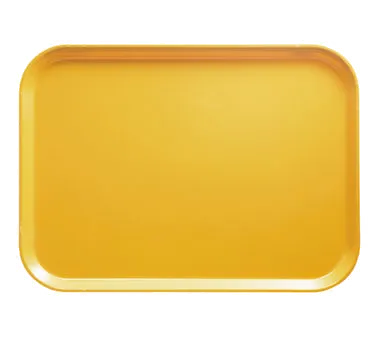 Cambro 1418171 Camtray Rectangular Tray, 14" x 18", Fiberglass, Tuscan Gold, Dishwasher Safe, NSF
