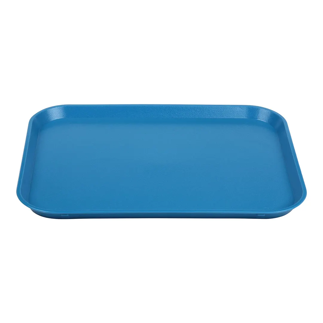 Cambro 1418CW168 Tray, 13-15/16" x 17-15/96" Blue Polycarbonate, Lugs, Dishwasher‑Safe – Made in USA
