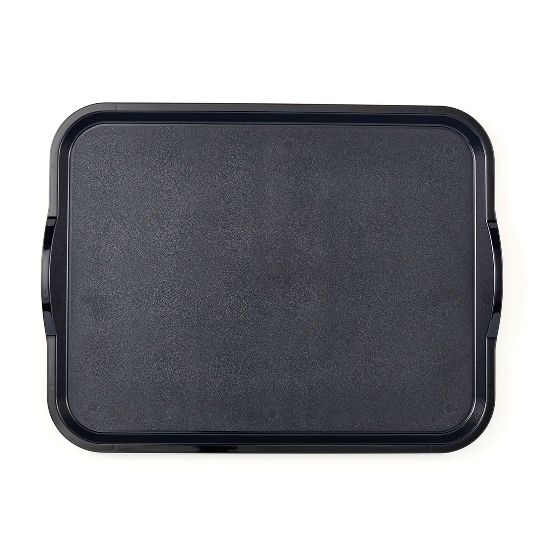 Cambro 1418CWNSH110 - 14" x 18" Black Tray, Handles, Non‑Skid, NSF, Dishwasher Safe, USA