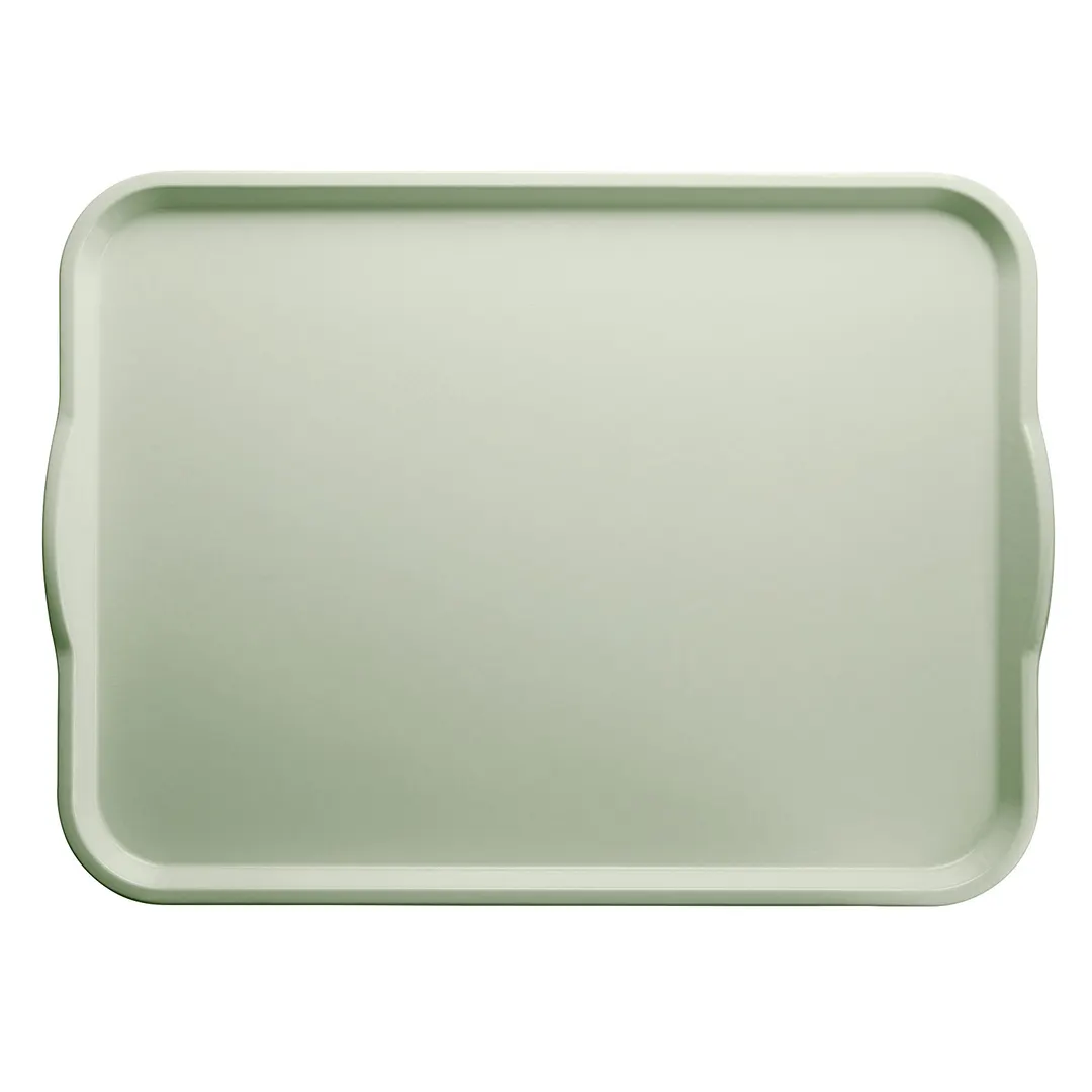 Cambro 1418H429 Camtray Dietary Tray, Rectangular 14" x 18", Fiberglass, Lime Green, NSF