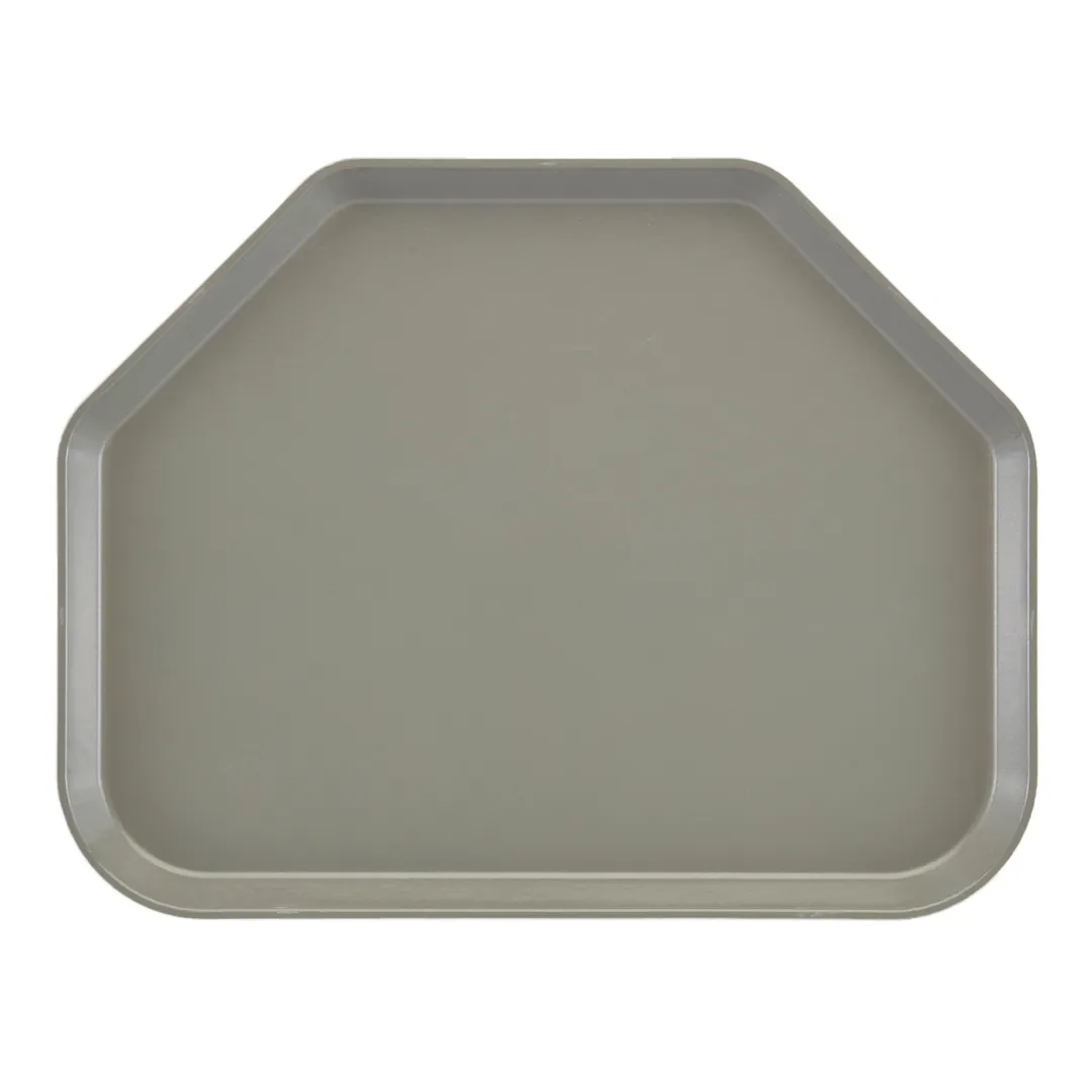 Cambro 1422TR107 Trapezoid Tray, 14" x 22", Fiberglass, Pearl Gray, NSF, Dishwasher Safe, USA Made